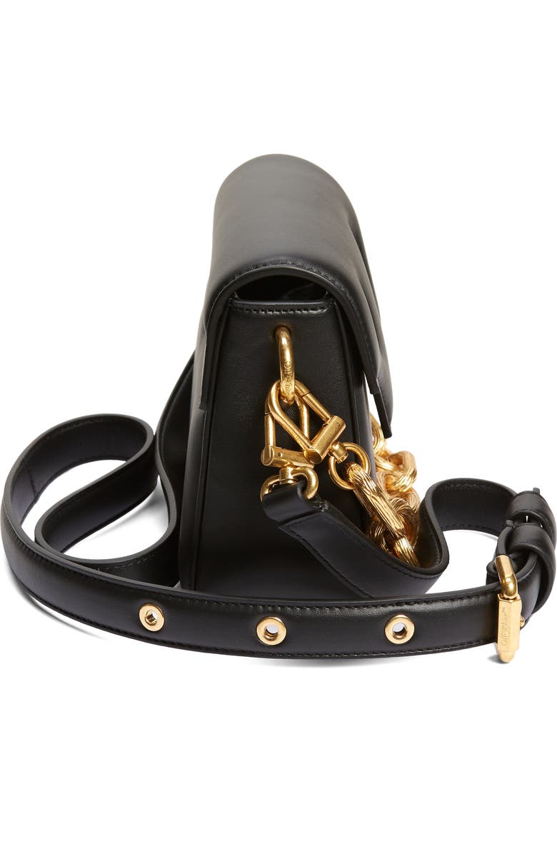 Off-White Burrow 22 Leather Shoulder Bag, Alternate, color,