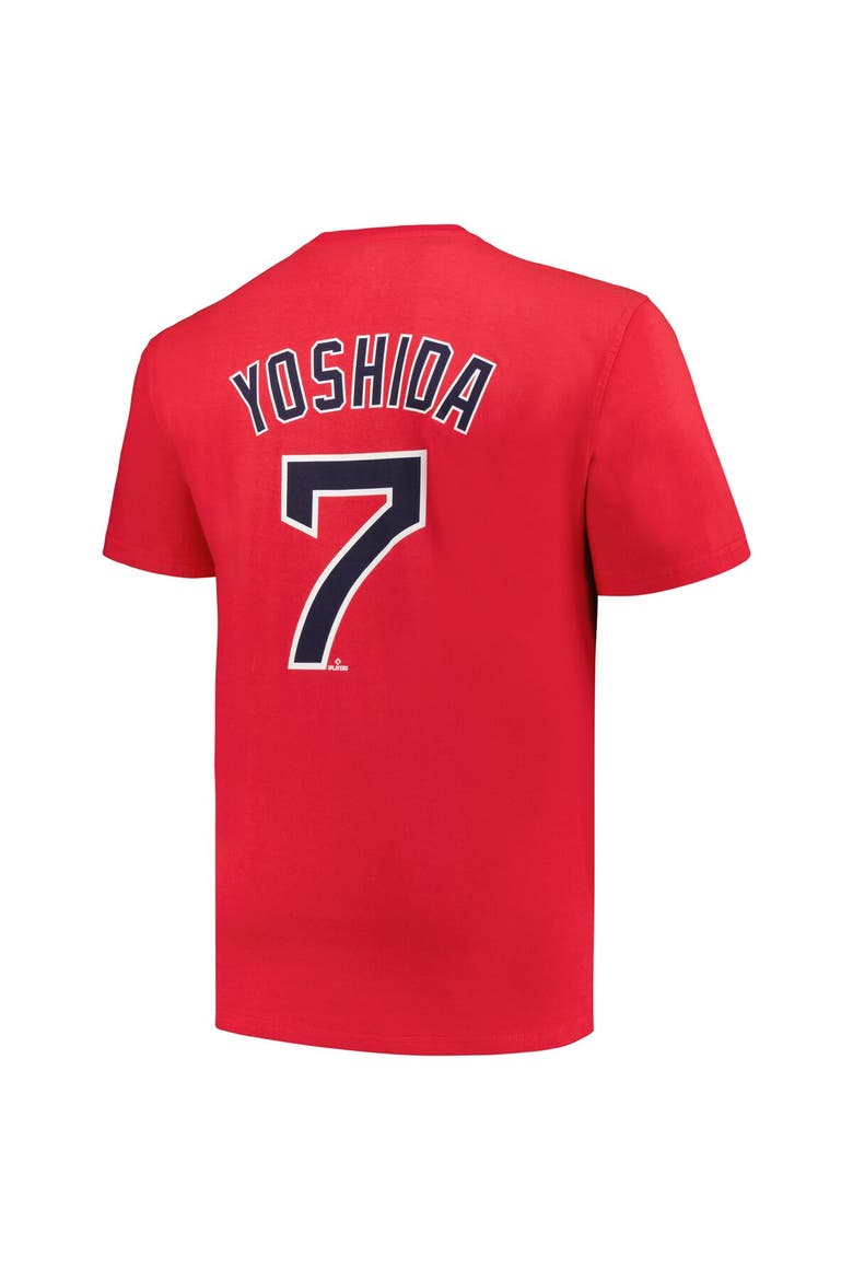 Men's Masataka Yoshida Red Boston Red Sox Big & Tall Name & Number T-Shirt, Alternate, color, Red