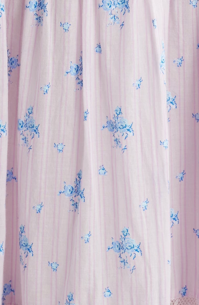 LoveShackFancy Marzenia Peplum Top, Alternate, color, Lilac Tide