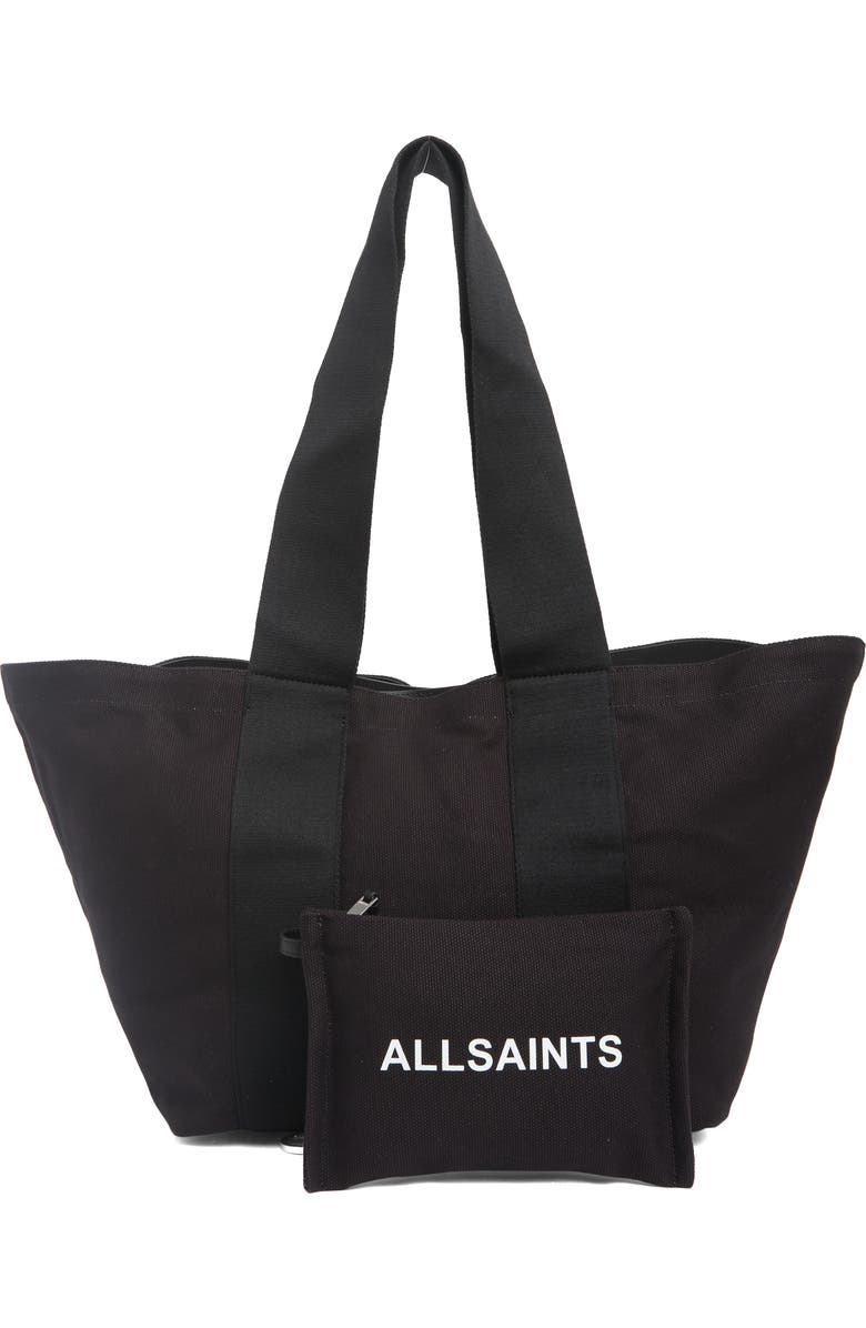 AllSaints Nina Cotton Tote, Alternate, color,