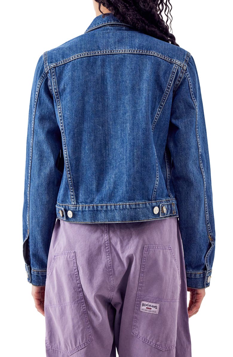 BDG Urban Outfitters Shrunken Denim Jacket, Alternate, color, 