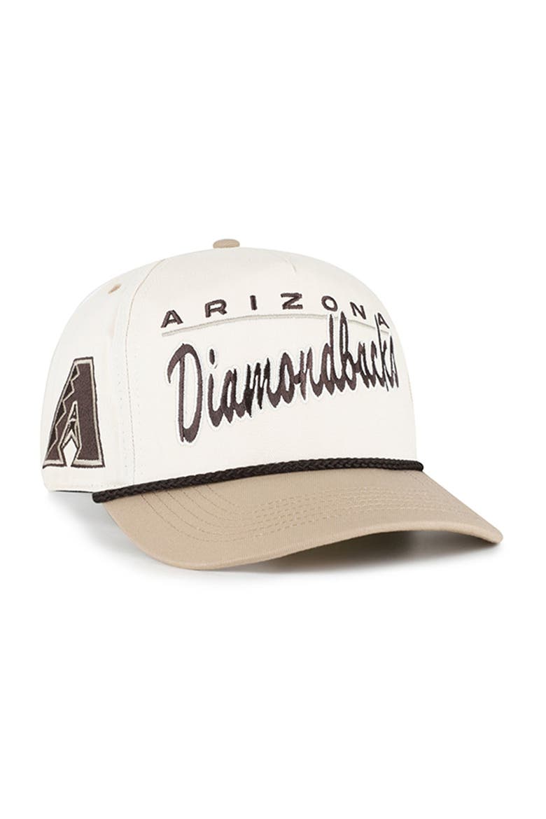 Men's '47  Natural/Tan Arizona Diamondbacks Neutral Terrain Hitch Rope Adjustable Hat, Main, color, Natural