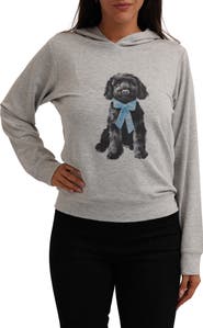 CYRUS Fluffy Dog Graphic Hoodie