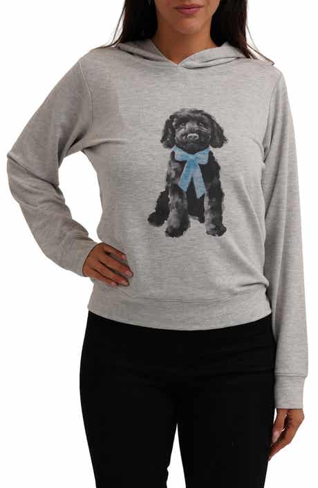 CYRUS Fluffy Dog Graphic Hoodie
