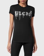 PHILIPP PLEIN T-Shirt Round Neck Gothic Plein Women