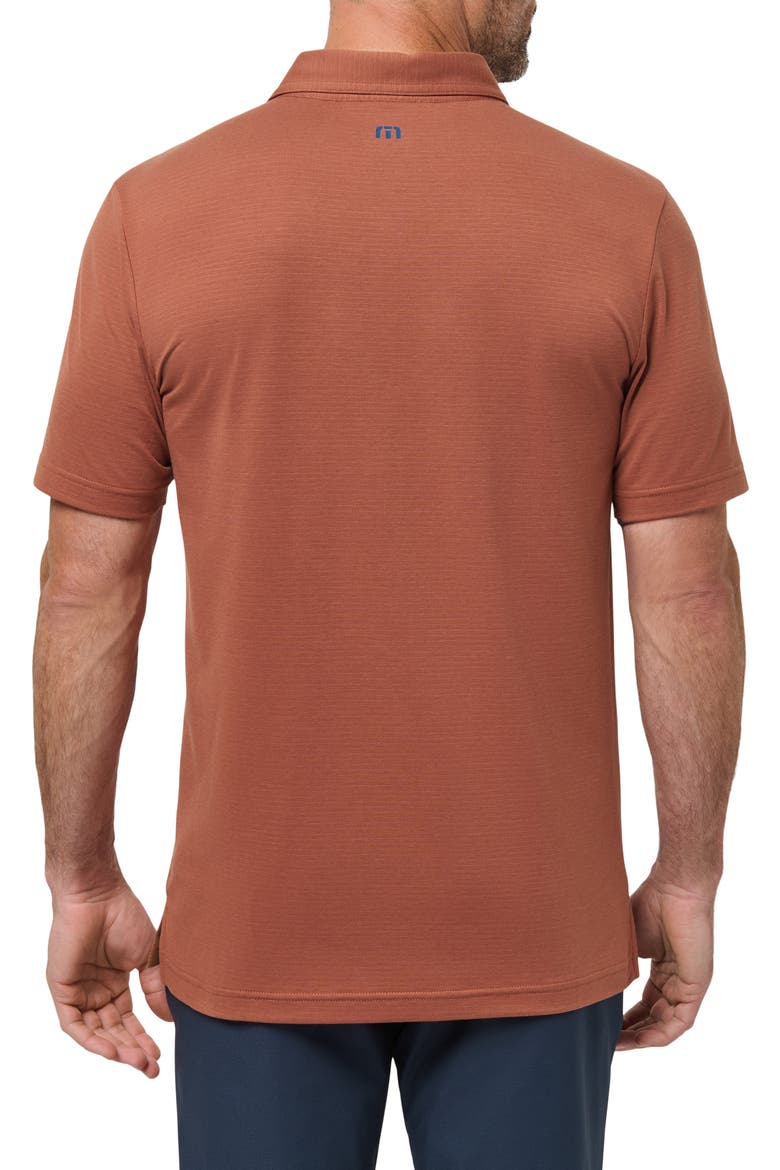 The Heater Chest Stripe Performance Golf Polo, Alternate, color, MAPLE