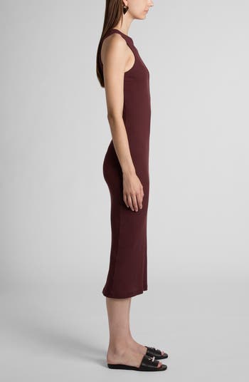 Rib Body-Con Midi Dress