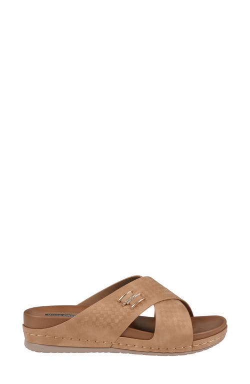 Gc Shoes Carter Comfort Slide Sandal In Tan