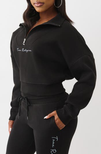 Script Logo 1/4 Zip Pullover