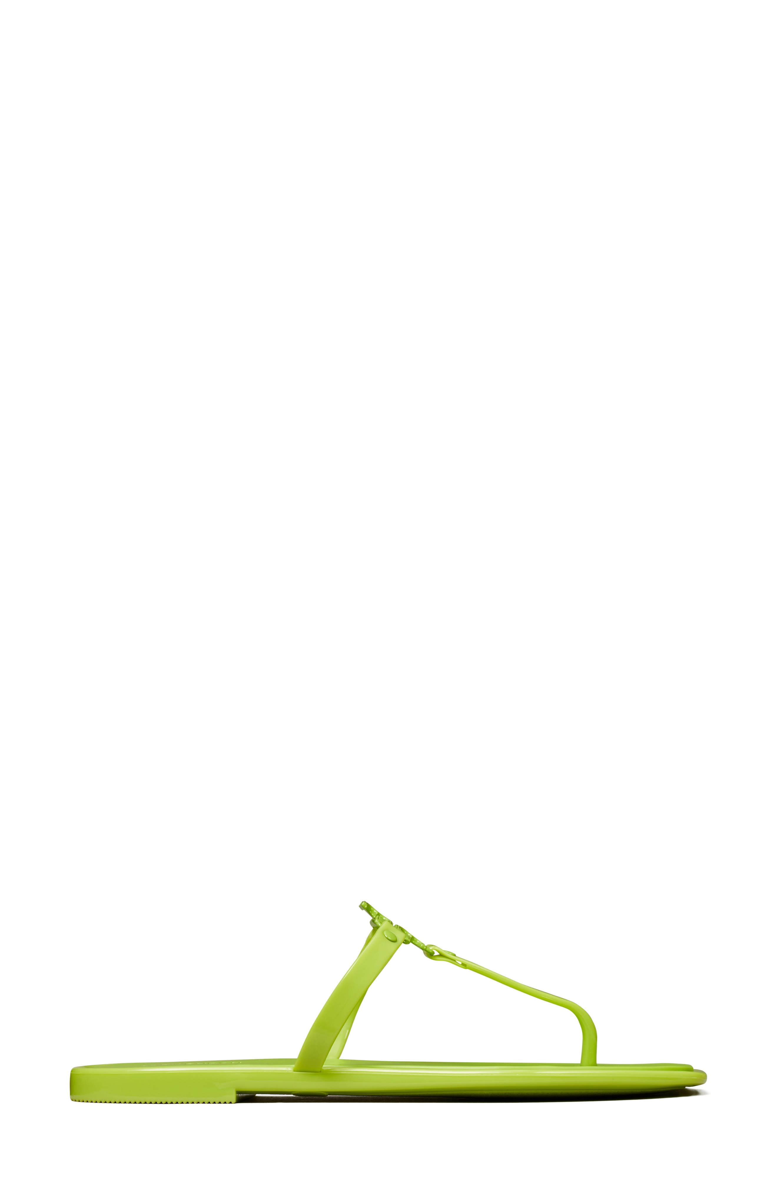 Roxanne Jelly Thong Sandal, Alternate, color, LEAF GREEN / LEAF GREEN