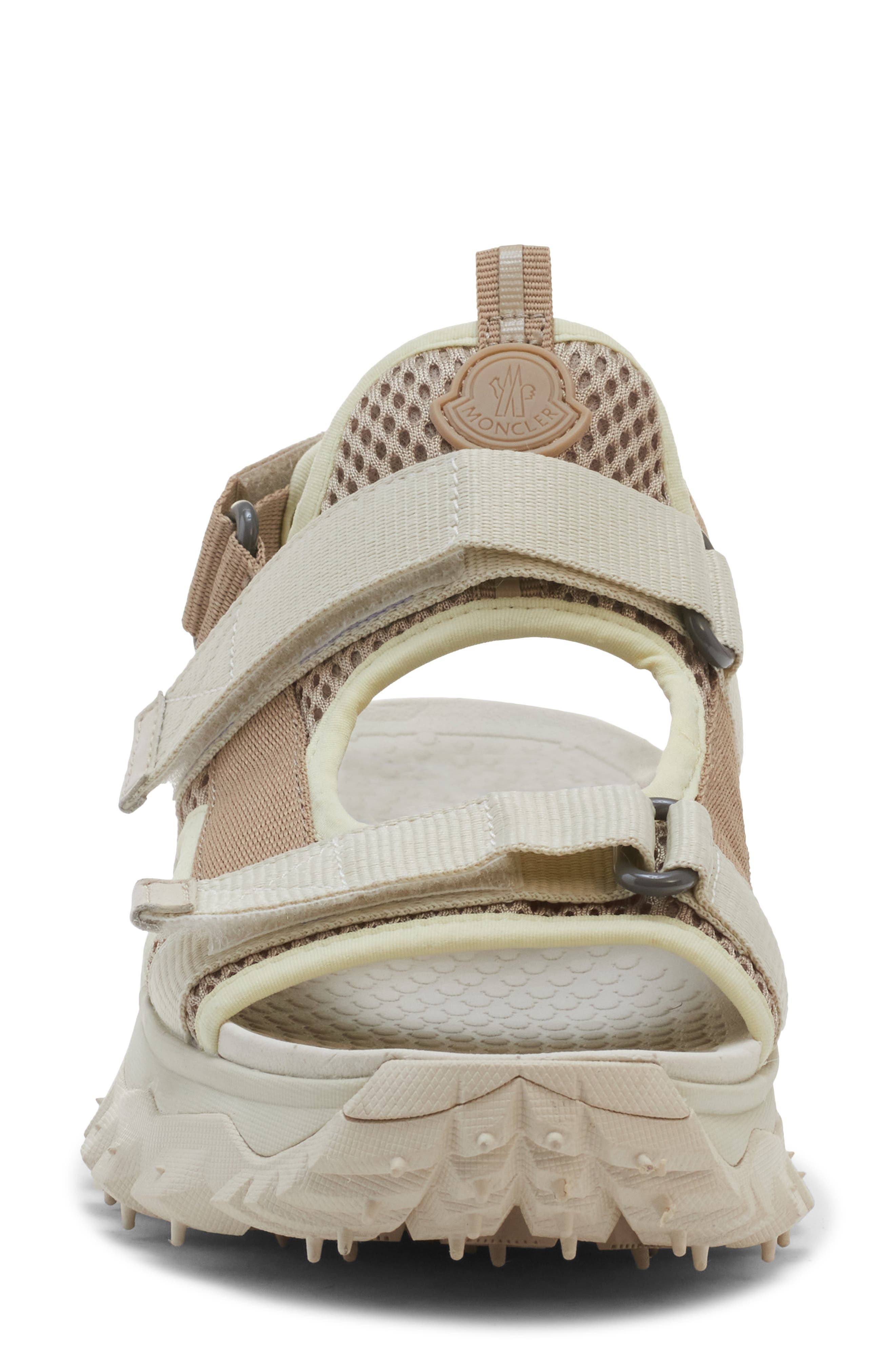 Moncler Trailgrip Vela Hiking Sandal, Alternate, color, Croissant