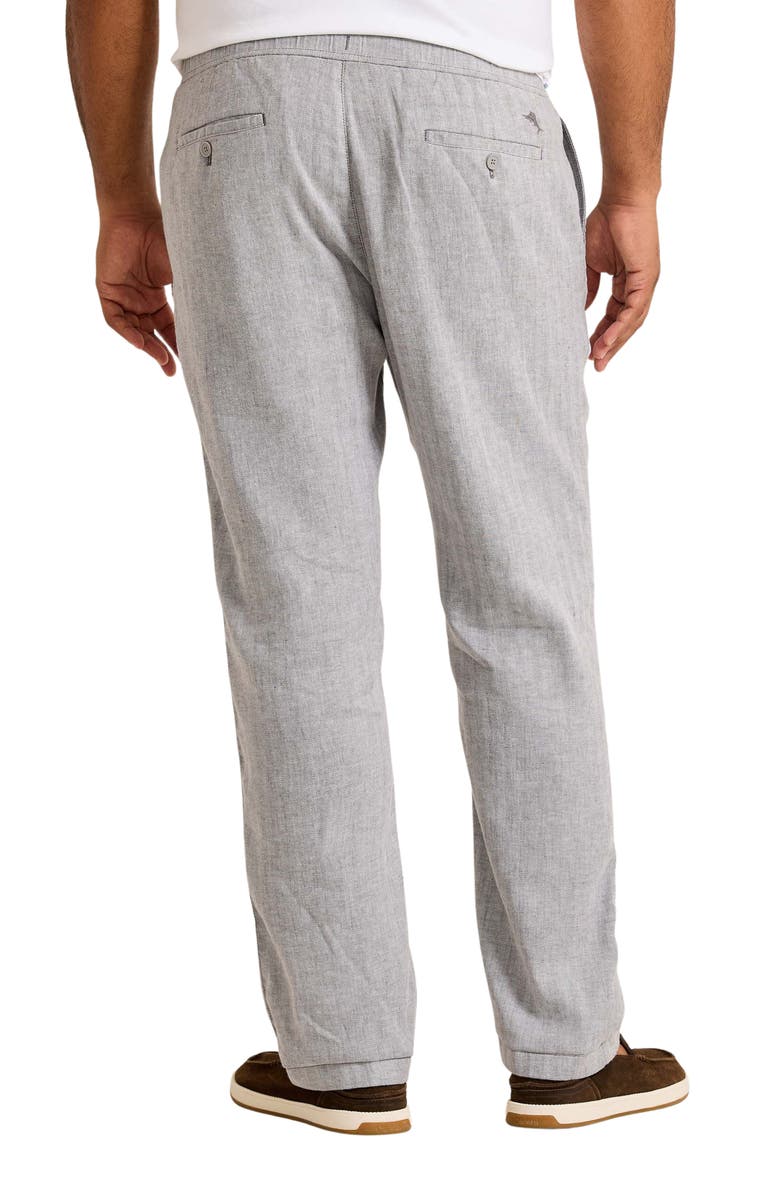 Tommy Bahama Beach Coast Stretch Linen & Cotton Pants, Alternate, color, Bala Shark