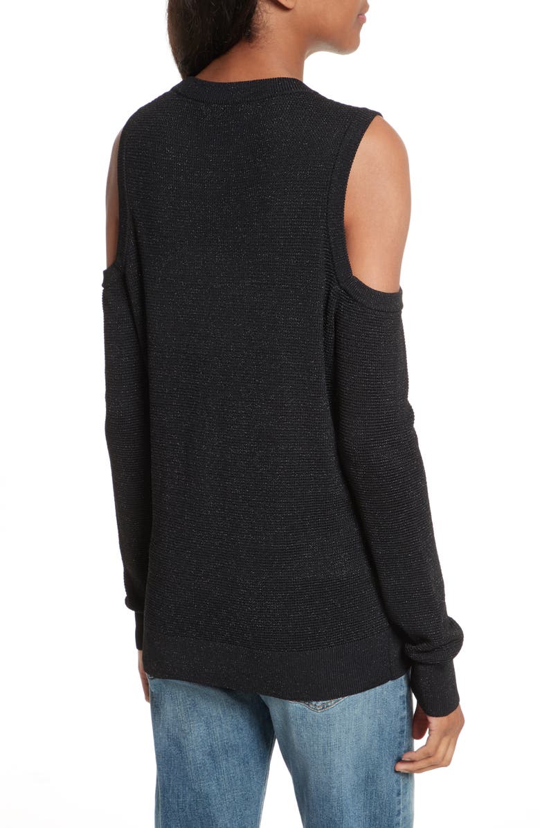 Rebecca Minkoff Page Metallic Sweater, Alternate, color, 