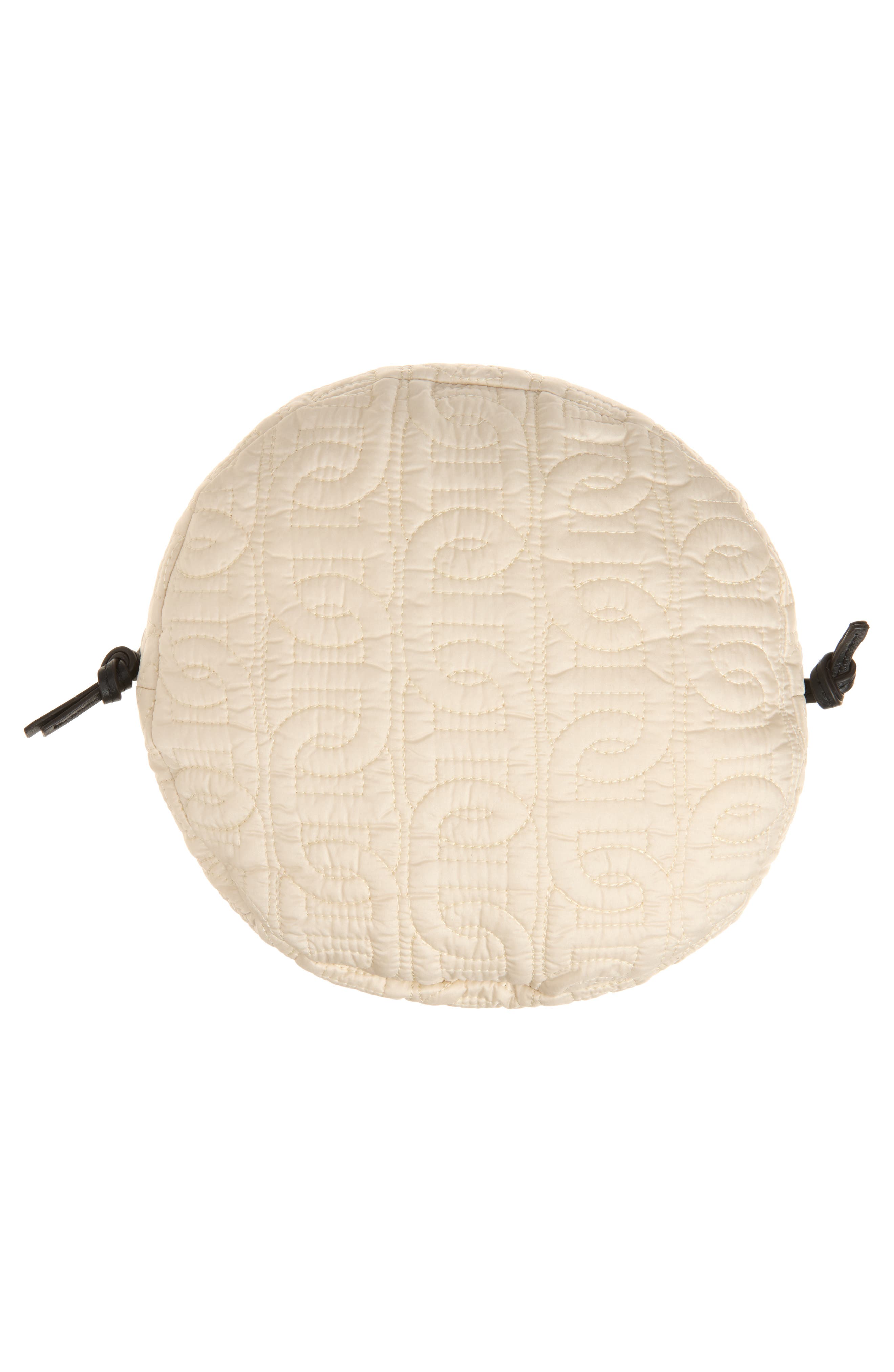 Caradoc Quilted Bucket Bag, Alternate, color, LIGHT BEIGE