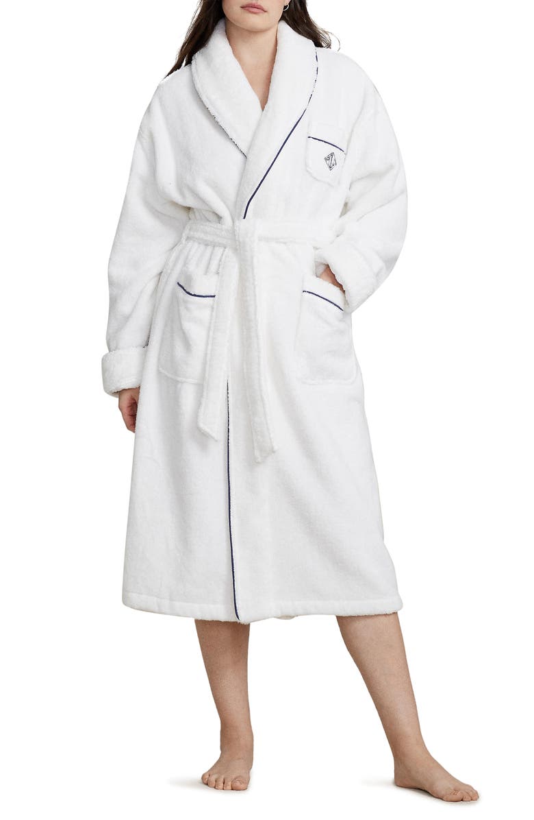 Polo Ralph Lauren Cotton Bath Robe, Main, color, 