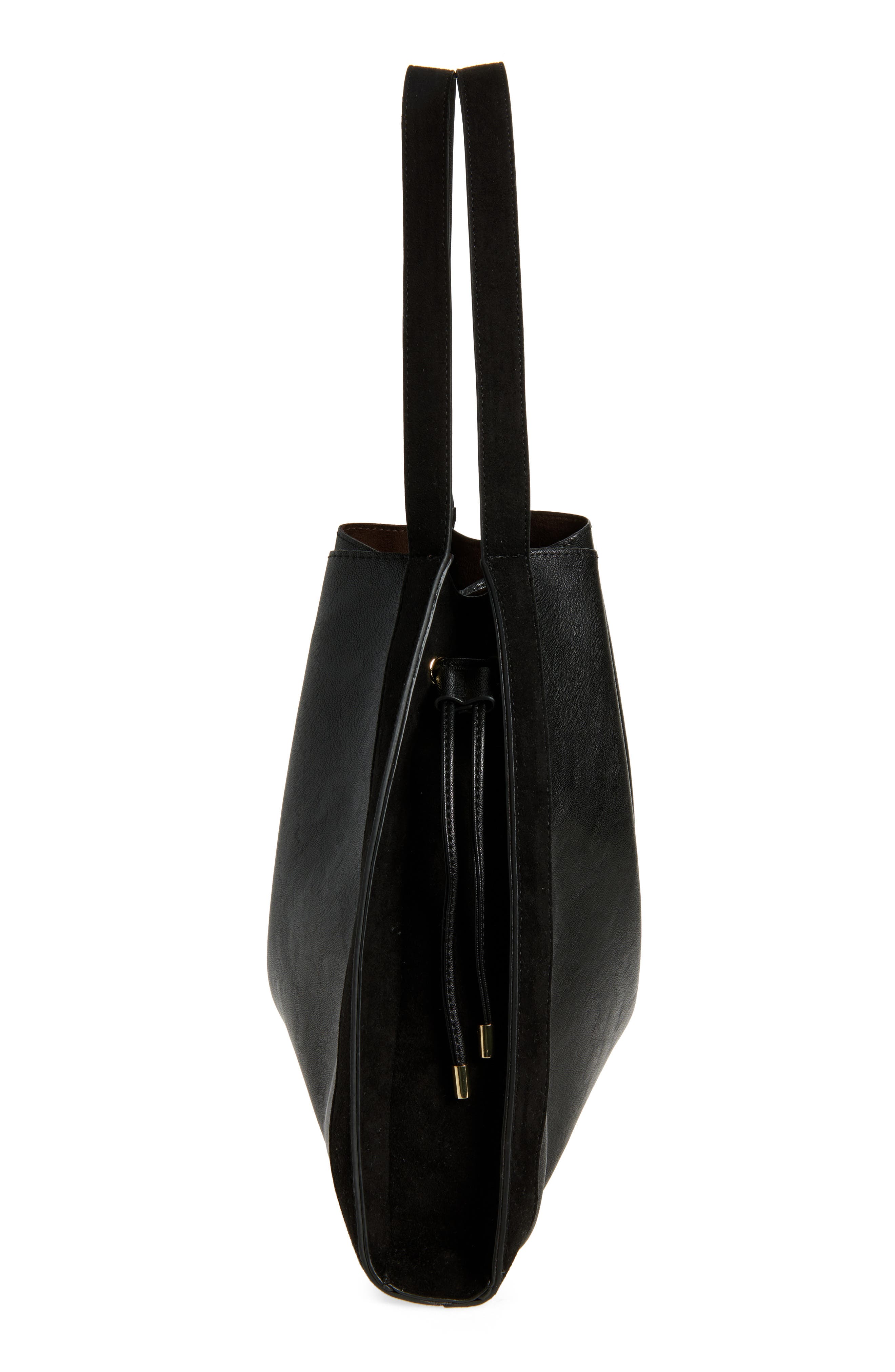 Dolce Vita Fallon Faux Leather Shoulder Bag, Alternate, color, Black