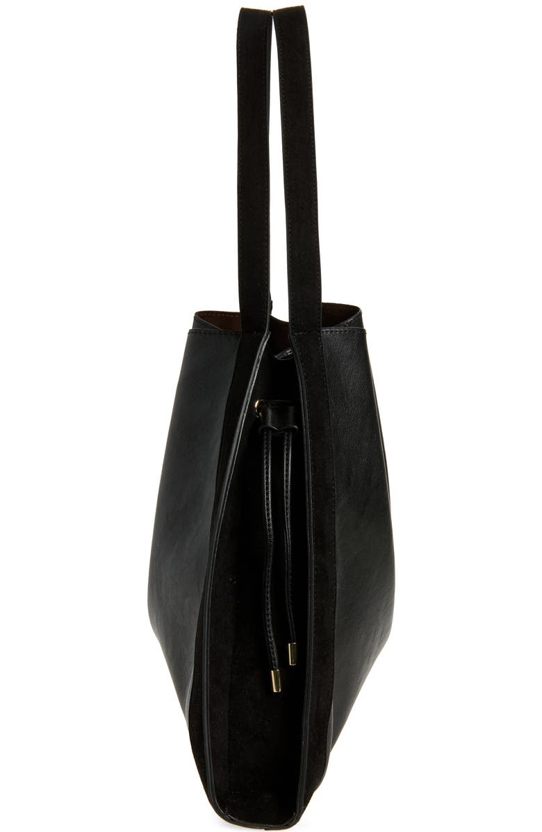 Dolce Vita Fallon Faux Leather Shoulder Bag, Alternate, color, Black