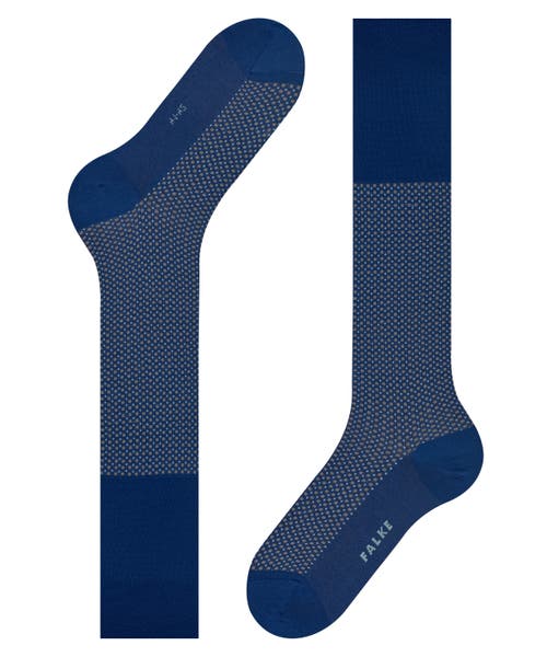 Falke Uptown Tie Knee High Socks In Blue