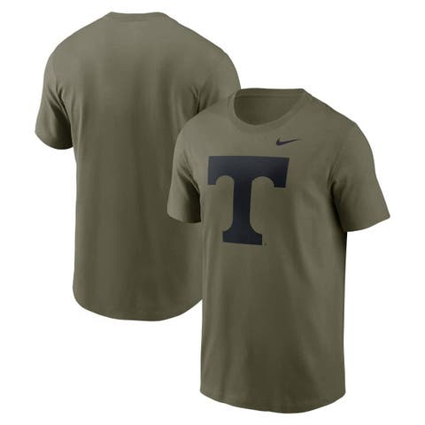 Men's Nike Olive Tennessee Volunteers Primetime Logo Performance T-Shirt