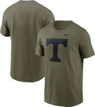 Nike Men's Nike Olive Tennessee Volunteers Primetime Logo Performance T-Shirt