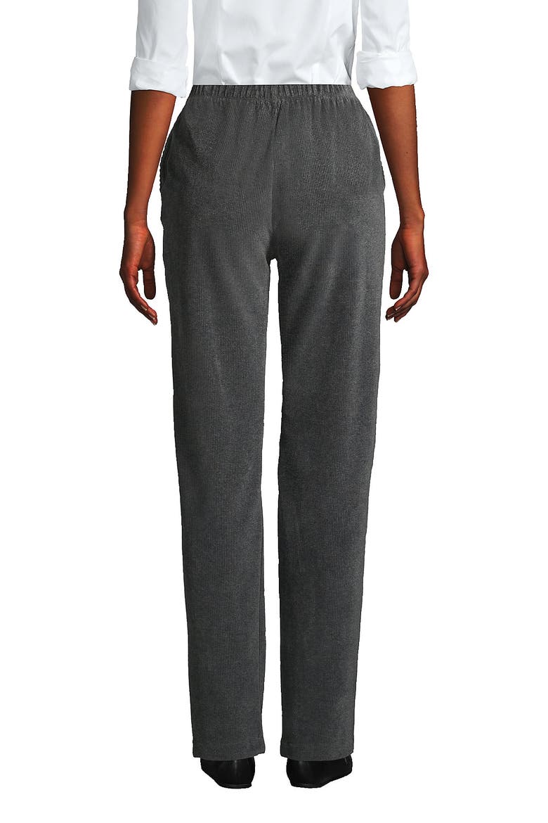 Sport Knit High Rise Corduroy Pants, Alternate, color, Charcoal Heather