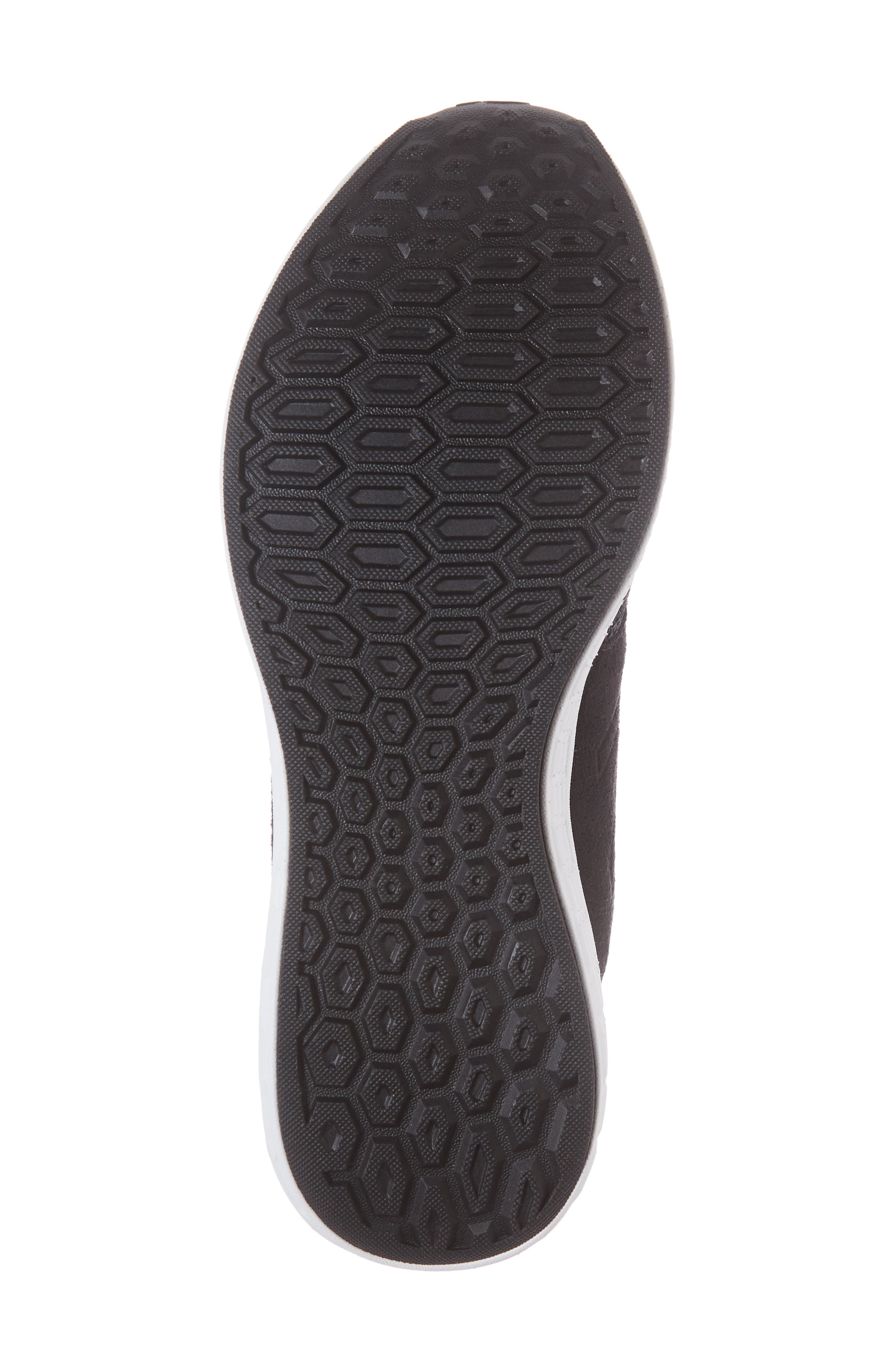 Fresh Foam Cruz v2 Knit Running Shoe, Alternate, color, BLACK/ WHITE