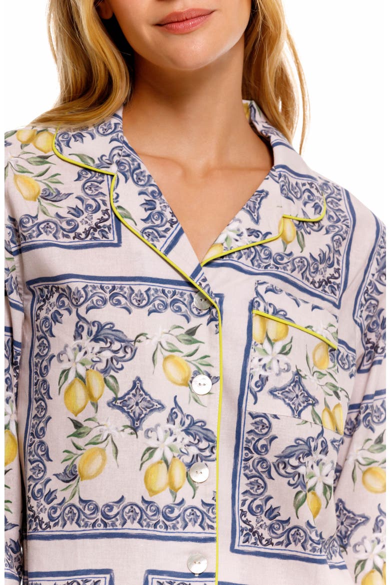 Emma Linen Pajamas, Alternate, color, WHITE