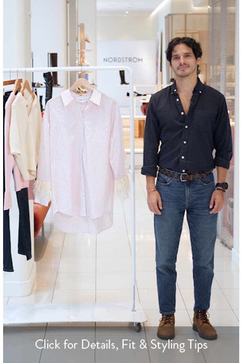 Lottie Cotton Shirt with Feather Trim video