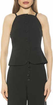 Alexia Admor Ziv Button Front Vest