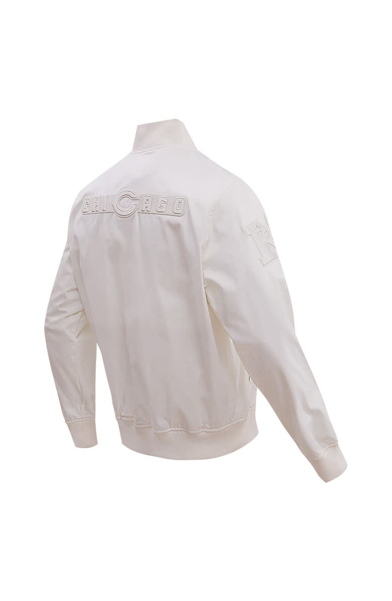 PRO STANDARD Men's Pro Standard Cream Chicago Bears Neutral Full-Zip Jacket, Alternate, color,