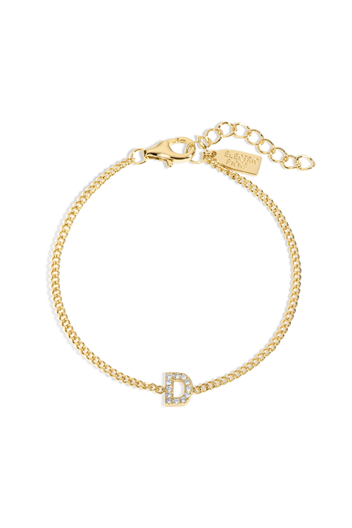 Electric Picks Initial Bracelet In Gold