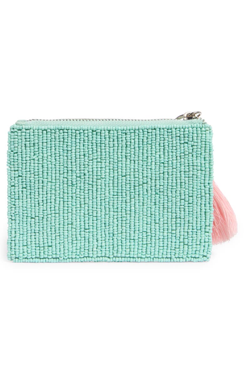Collection XIIX Ice Cream Pops Beaded Coin Pouch, Alternate, color, Teal Multi