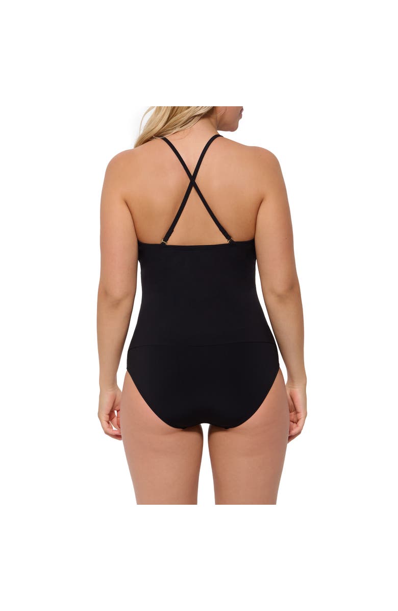 Christina St Bart'S Lace High Neck With Trim Keyhole, Alternate, color, 