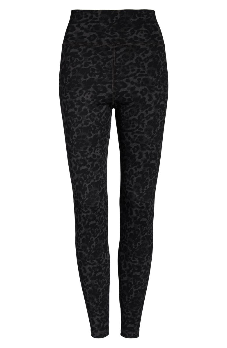 Socialite Leopard Print High Waist Leggings, Alternate, color, 