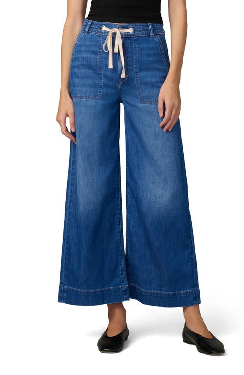 Joe's The Madeline Ankle Wide Leg Drawstring Jeans In Multi