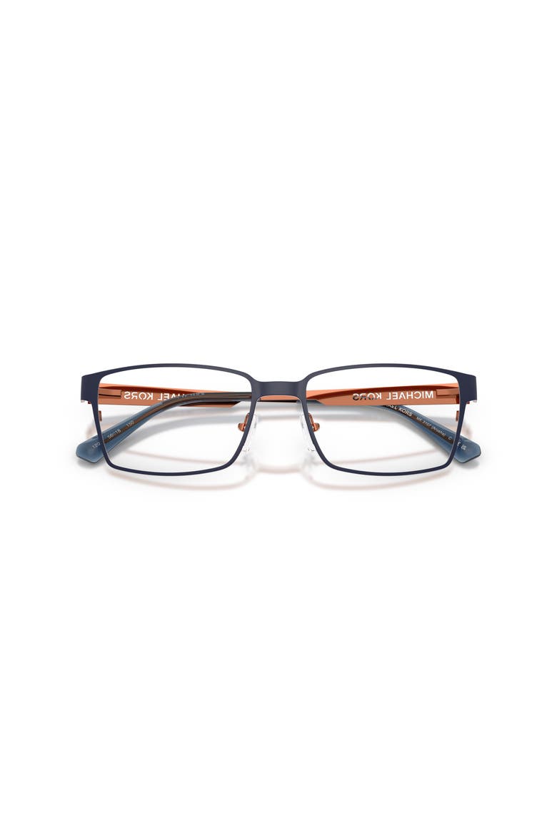54mm Rectangle optical glasses, Alternate, color, Blue