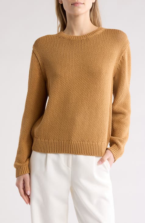 Chunky Knit Cotton Sweater (Regular & Petite)