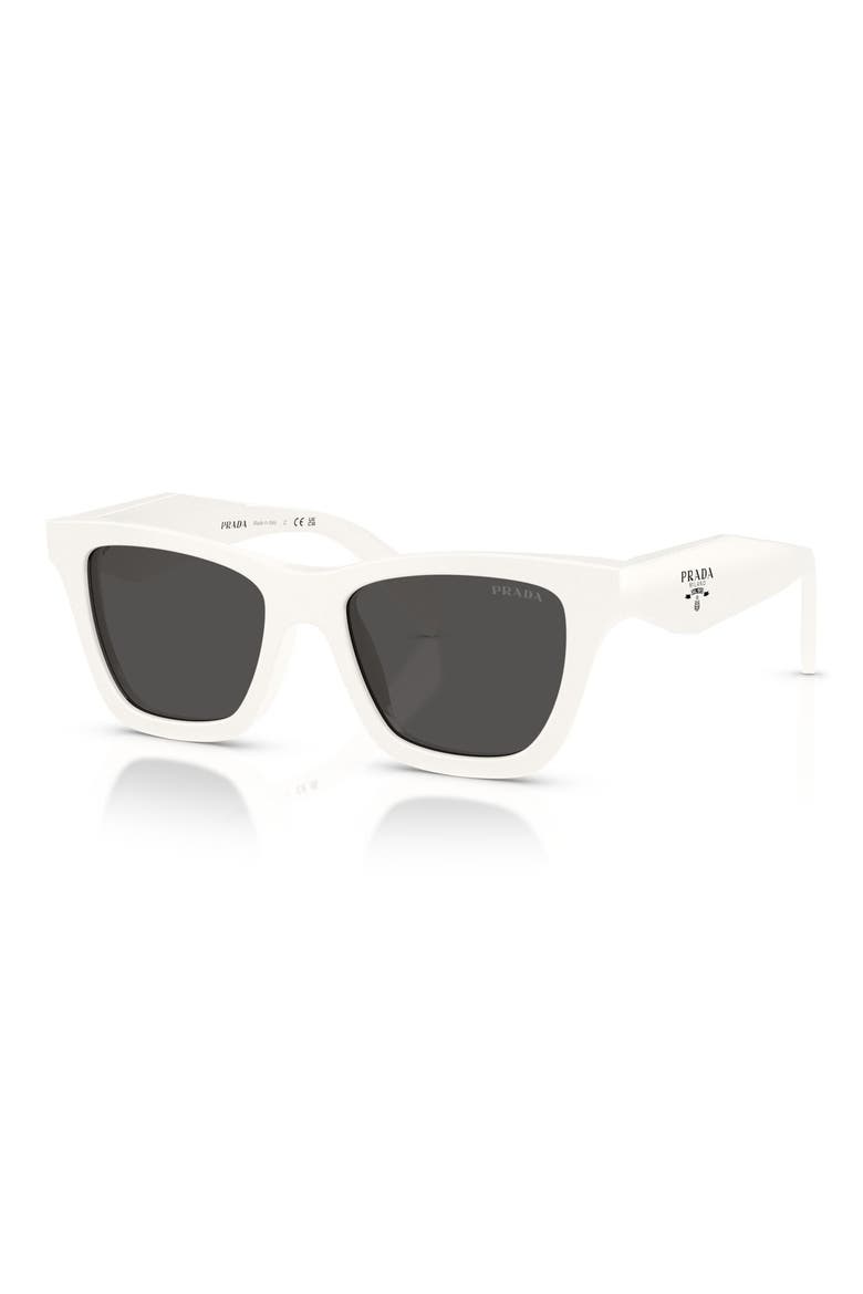 51mm Butterfly Sunglasses, Alternate, color, TALC / DARK GREY
