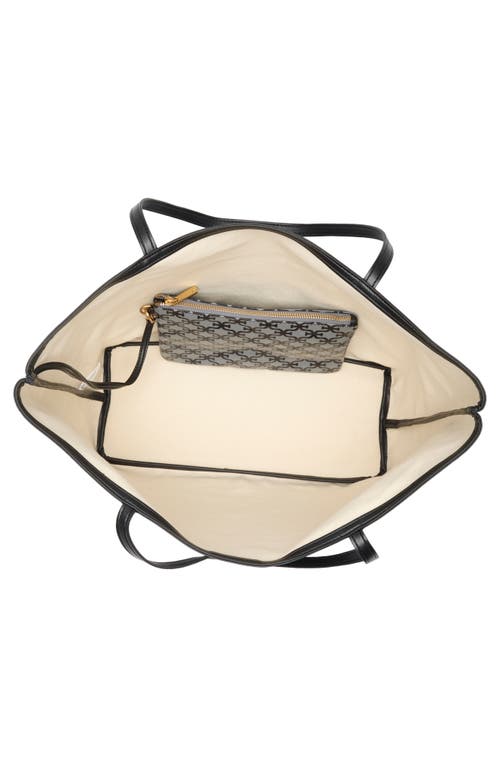 SAM EDELMAN SAM EDELMAN FELICIA MONOGRAM LARGE SHOPPER TOTE BAG