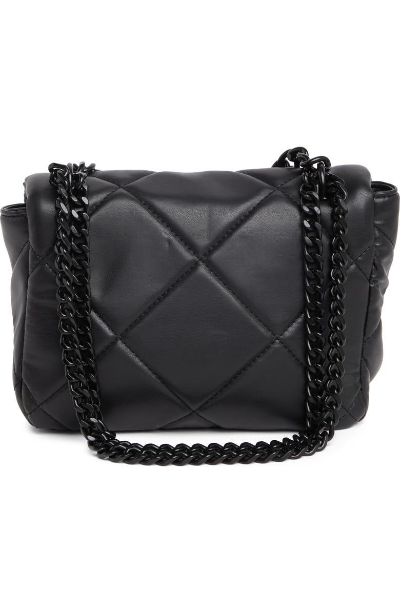 Badgley Mischka Collection Big Chain Diamond Quilt Crossbody Bag, Alternate, color,