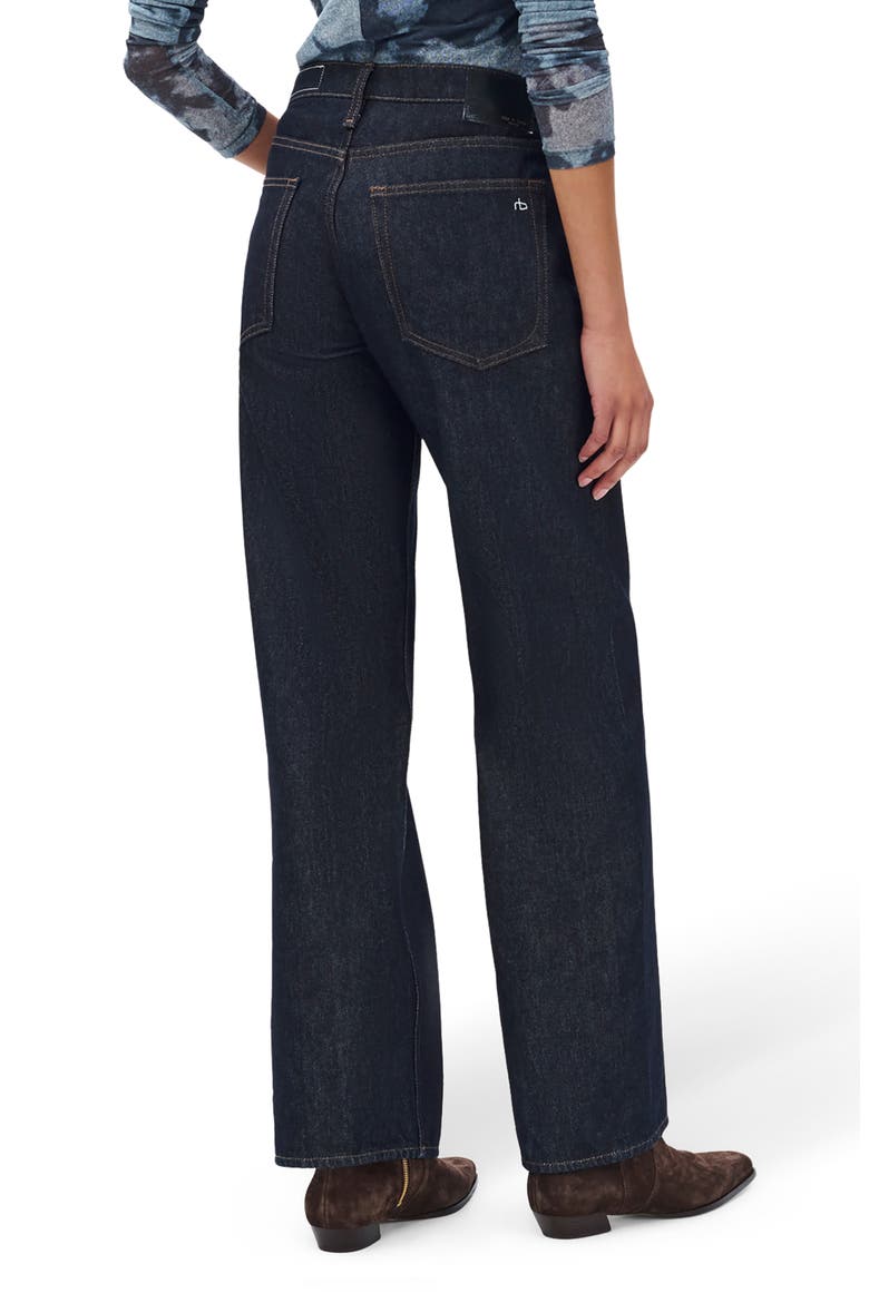 Cam Low Rise Relaxed Straight Jeans, Alternate, color, TWIRINSE