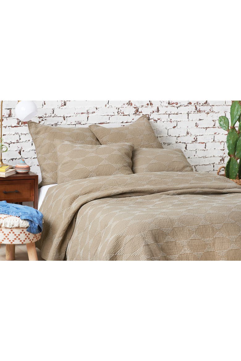 Saunders Bedding, Alternate, color, Brown