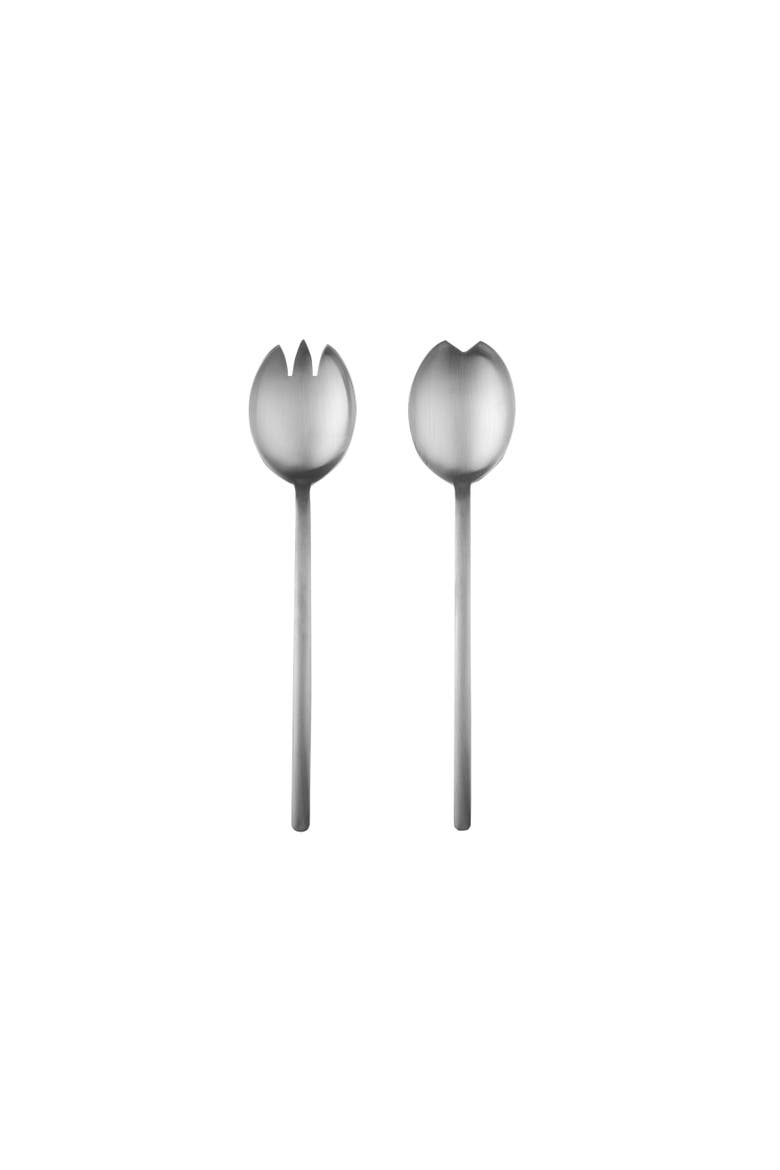 Due Salad Serving Set - 2 Pieces, Main, color, Ice Silver