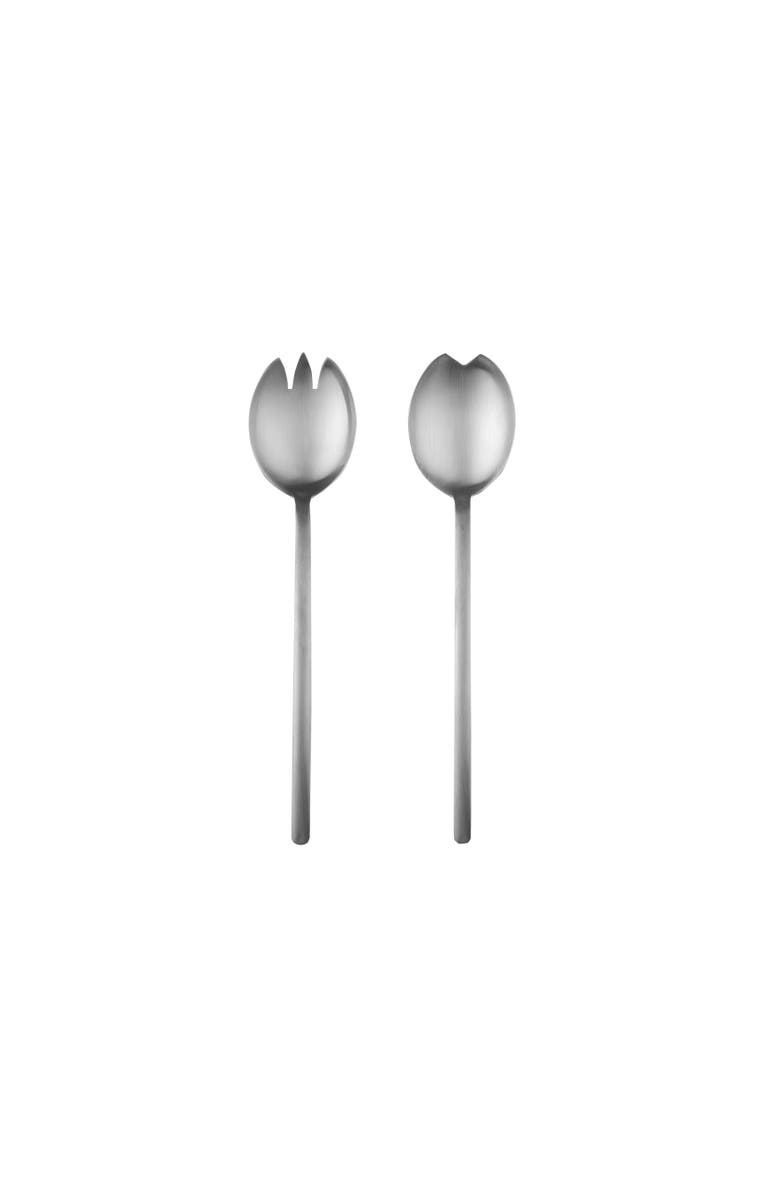 Mepra Due Salad Serving Set - 2 Pieces, Main, color, Ice Silver