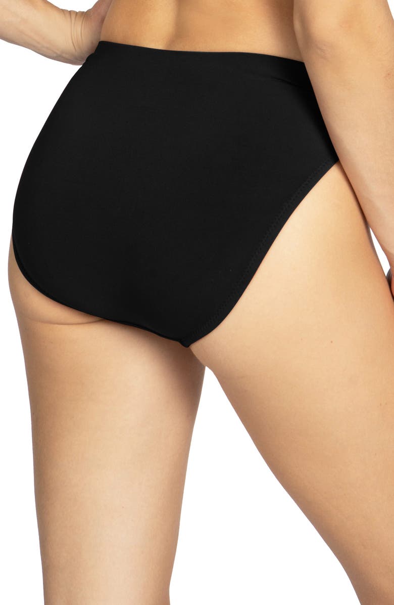 Robin Piccone Aubrey High Waist Bikini Bottoms, Alternate, color, 