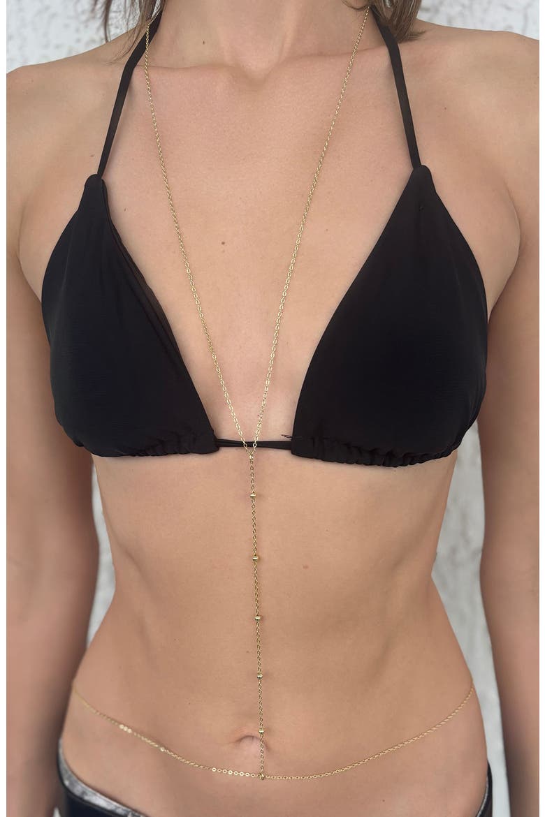 Adjustable Body Chain, Alternate, color, GOLD