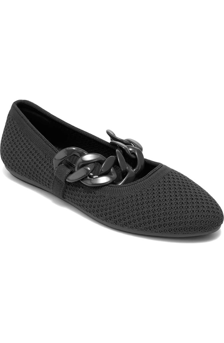 Aerosoles Alanisette Knit Flat, Main, color, Black