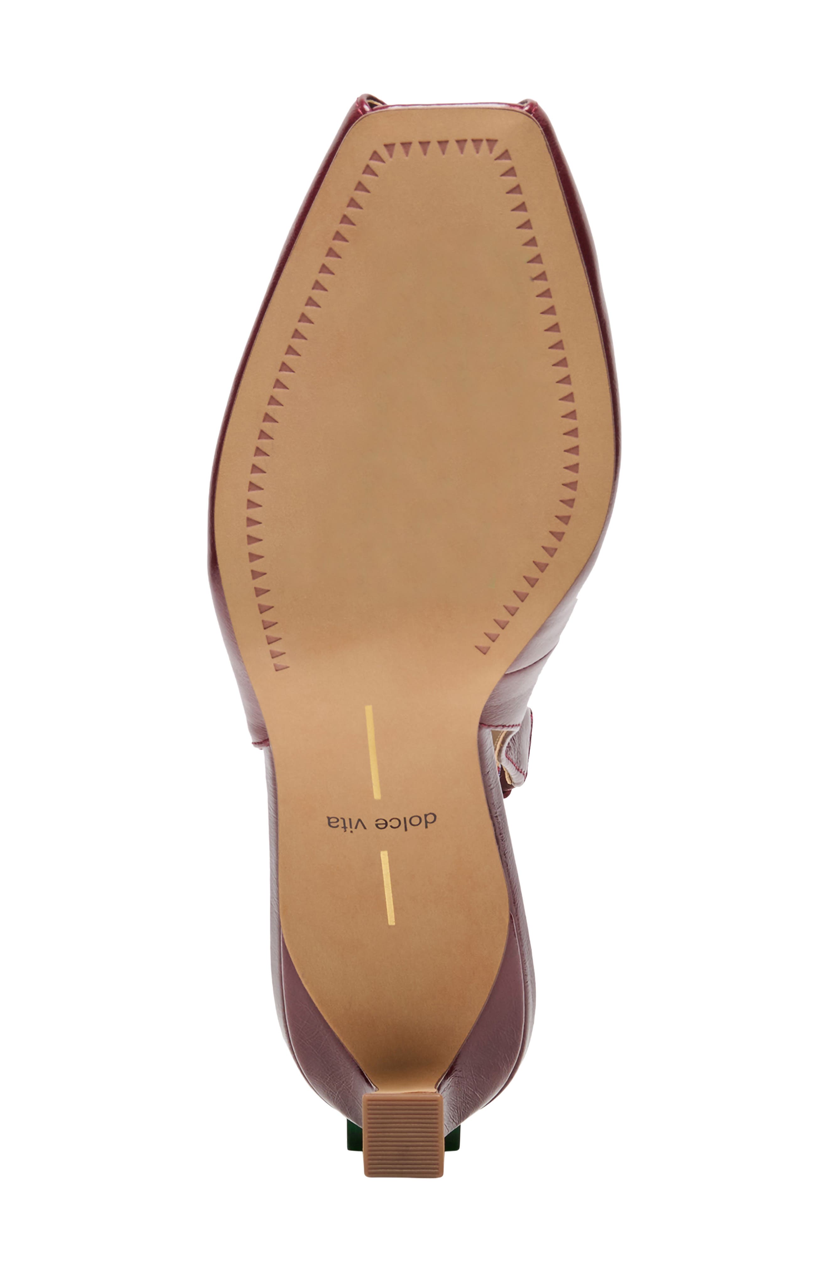 Anabel Peep Toe Slingback Pump, Alternate, color, OXBLOOD LEATHER