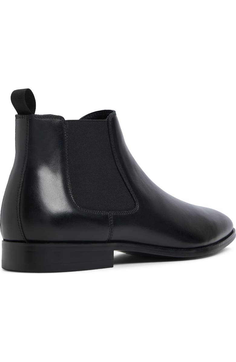 ALDO Sosa Leather Chelsea Boot, Alternate, color, Black