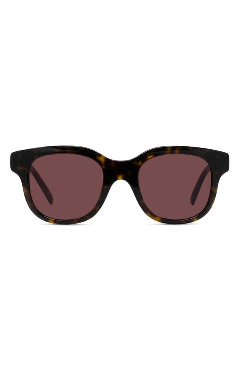 49mm City Geometric Sunglasses